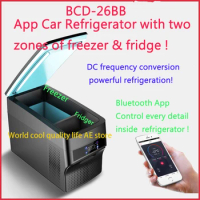 26L Alpicool Auto Car Refrigerator 12V Compressor Portable Freezer Fridge Quick Refrigeration Travel Outdoor Picnic Cooler