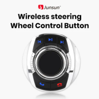 JUNSUN Universal Car Wireless Steering Wheel Control Button for for Android Autoradio 8 Key Functions Cup Shape With LED Light