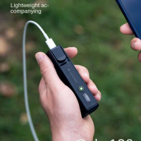 LENSER FLEX5 portable outdoor mobile power supply, waterproof, and anti drop power bank 21700 battery