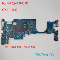 6050A2848001 For HP ProBook X360 1030 G2 Laptop Motherboard With CPU i5 i7 PN:L11827-601 920054-601 100% Test OK