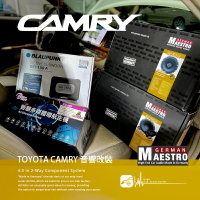TOYOTA CAMRY 汽車音響改裝升級 薄型重低音 安卓機 分音喇叭 前後喇叭