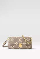 Louis Vuitton Favorite Bicolor Monogram Empreinte Shoulder Bag Tourterelle