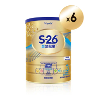 【惠氏 S-26】金幼兒樂S-HMO配方1-3歲(1600gx6罐)