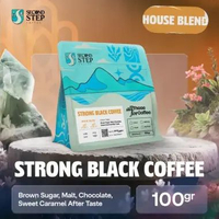 Biji Kopi Bubuk Espresso Blend Strong Black Coffee Beans Kopdar 100gr Biji Kopi