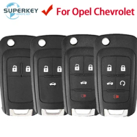 For OPEL VAUXHALL Insignia Astra Zafira For Chevrolet Cruze For Buick Flip Folding Remote Car Key Shell Case Cover