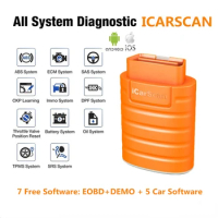 Newest LAUNCH ICARSCAN with 7 Free Software ICAR SCAN X431 IDIAG Vpecker Easydiag m-diag lite for Android/IOS Update Online