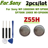 2pcs/lot Z55H For Sony ZeniPower WF-1000XM4 WF-SP900/SP700N /1000X WI-SP600N TWS Earphone 3.85V 75mAh Z55H