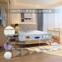 【富郁床墊】斯里蘭卡天然乳膠獨立筒床墊單人加大105x190x30cm 中鋼鋼線(海藻砂表布台灣床墊工廠直營)