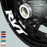 Motorcycle Sticker for HONDA RVT rvt Reflective Bike Rim Decal colorful Decoration Rim Wheel inner ring Stripes