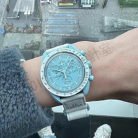 Moonswatch 男士石英手錶合金材料 11 行星太空月亮【亞德機械五金家居】