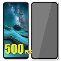 500pcs Privacy Tempered Glass Screen Protector Film Anti Spy Glare For Samsung Galaxy A05 A15 A25 A35 A55 A04 A14 A24 A34 A54