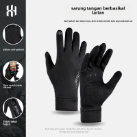Night Cycling Safety Reflective Gloves - Touchscreen & Water-Repellent, Unisex Wear-Resistant Warm O