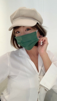 特殊色  浩珵醫療口罩(50入/盒 )-千歲綠
