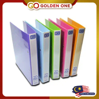 EMI-FILE K2 2D A4 25MM FANCY COLOUR RING FILE (Harga Untuk 1 pcs)