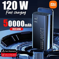 Xiaomi Hot 120W High Capacity Power Bank 50000mAh Fast Charging Powerbank Portable Battery Charger For iPhone Samsung Huawei