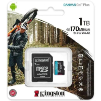 【Kingston 金士頓】1TB Canvas Go Plus 170MB/s SDCG3/1TB microSDXC記憶卡(手機記憶卡)