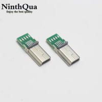 10/20/50pcs Micro Mini USB Male 10 Pin USB 10Pin PCB Connector Flat Plug Adapter For Philips MP3 MP4 Socket