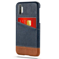 Wallet Case For Realme XT X2 Case Mixed Splice PU Leather Credit Card Cover for OPPO Realme X2 X 2 RealmeXT RealmeX2 Funda Capa