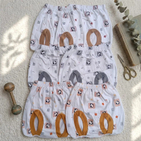 6pcs celana pop kacamata 100% katun untuk bayi 0-12 bulan maks bb 10kg