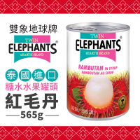 【雙象地球牌】糖水紅毛丹(565g)