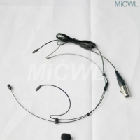 Black TA4F mini Headset Head Wear Microphone For Shure Wireless BeltPack System Omnidirectional Mics