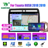 13.1 inch Car Radio For Toyota RUSH 2018 2019 Car DVD GPS Navigation Stereo Carplay 2 Din Central Multimedia Android Auto