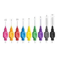 Tepe Interdental Brush Original 3 0 1 2 4 5 6 8 Mm Size Teeth Missing Implant Crown Braces Cleaning Small Large Soft Dental Pick