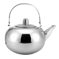 Ấm pha trà thép không gỉ bền bỉ cho cắm trại ngoài trời, dung tích 1.000.000 ml và 2.500 ml