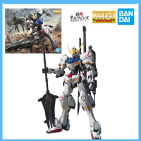 Original BANDAI MG 1/100 Full Mechanics Gundam Barbatos Lupus IRON BLOODED ORPHANS Plastic Model Kit Action Toy Figure Kid Gift