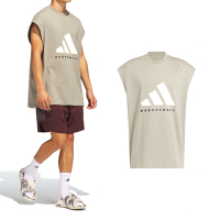 Adidas ADI BB SL TEE 男款 女款 灰色 寬鬆 圓領 棉質 運動 休閒 無袖 背心 JD6135