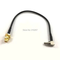 1pcs Crc9 to Rp-Sma Female Jack Connector RG174 15cm Cable For Huawei 4G Modem