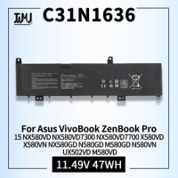 C31N1636 Laptop Battery for ASUS VivoBook Pro 15 N580V N580VD N580VN N580GD NX580V NX580VD X580V X580GD M580GD ZenBook UX502VD