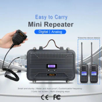 YYHC Walkie Talkie Repeater Full Duplex Two Way Radio Repeater Mini Analogue Repeater Chierda V9 10W 50KM Communication Solution