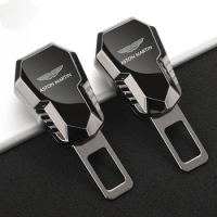 1 pcs Car Seat Belt Clip Extension Plug Metal Seatbelt Extender Accessories for Aston Martin