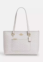 Coach Station Tote Bag In Signature Canvas