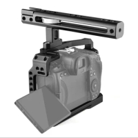 Handheld Camera Cage Protective Metal Holder for Canon EOS R5/R6 Cameras