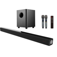 Samtronic home karaoke system soundbar speaker With 6.5 inches subwoofer sound bar system 150W