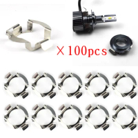 100x H7 LED Car Headlight Bulb Base Holder Adapter Socket For Audi A3 A5 B5 B8 C6 R8 Q7 Excelle Auto Headlamp Mount Stand D123