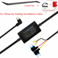 Parking Surveillance Cable for 70mai 4K A800S A500S D06 D07 D08 M300 Hardwire Kit UP02 for Car DVR 24H Parking Monitor