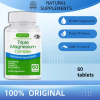 Chelated Magnesium Glycinate Supplement - Gentle Non-Laxative Formula for Bone Health, Daily Wellnes