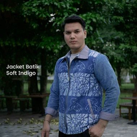 Tendi Batik - SOFT INDIGO | Jaket Outerwear Etnik Modern