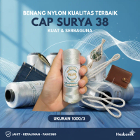 Benang Nylon telunjuk 1 pack 12 kones / benang nilon tukang / benang nylon layangan