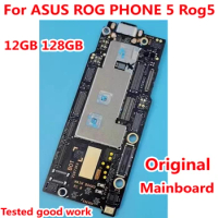 100% Ｗork Well Original Mobile Electronic Panel For ASUS ROG PHONE 5 Rog5 12GB 128GB Mainboard Motherboard Circuits Replacement