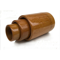 家用炭化竹罐拔火罐10個一套裝竹火罐拔罐器竹子制拔罐竹吸筒 年終特惠