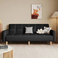 奶油風小戶型客廳科技布沙發沙發床兩用公寓臥室出租房 沙發 布藝沙發 科技布沙發 小型沙發 客廳沙發 實木框架沙發 單/雙人沙發