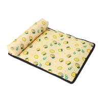 Mat Pad For Dogs Cats Ice Silk Mat Blanket Cushion For Kennel/Sofa/Bed/Floor/Car Seats (Dog Mat)L 63x48cm