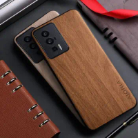 Case for Xiaomi Poco F5 M3 M4 M5 M5S X3 X4 X5 Pro GT NFC funda bamboo wood pattern Leather cover for xiaomi f5 pro c40 case capa