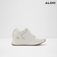 【ALDO】KORIE-經典流線造型增高休閒鞋-女鞋(米白色)
