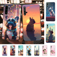 French Bulldog Phone Case For Huawei P 8 9 10 20 30 40 50 Pro Lite Psmart Honor 10 lite 70 Mate 20lite