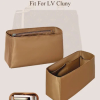 Nylon Purse Organizer Insert for LV Cluny Mini/BB Liner Bag Organizer Coffee Organizer Storage Insert with Multiple Pockets